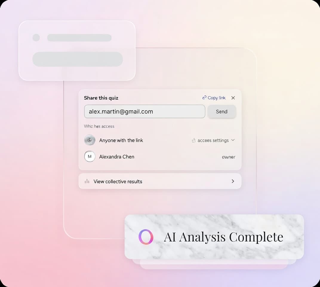 Sharing & Live Quizzes