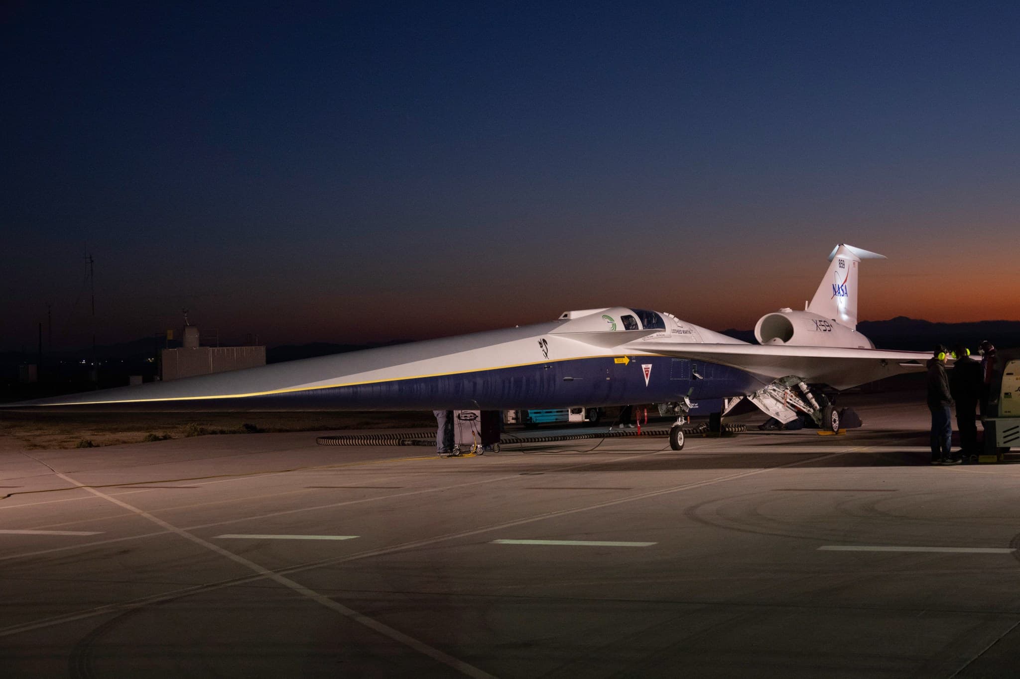NASA's X-59: A Supersonic Aircraft Preparing for Flight Tests