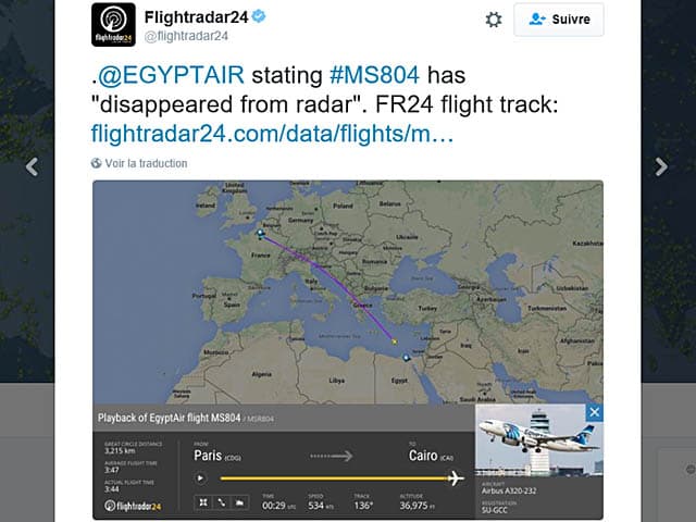 Crash EgyptAir MS804 : non-lieu requis 10 ans après – ce que les élèves ATPL doivent retenir