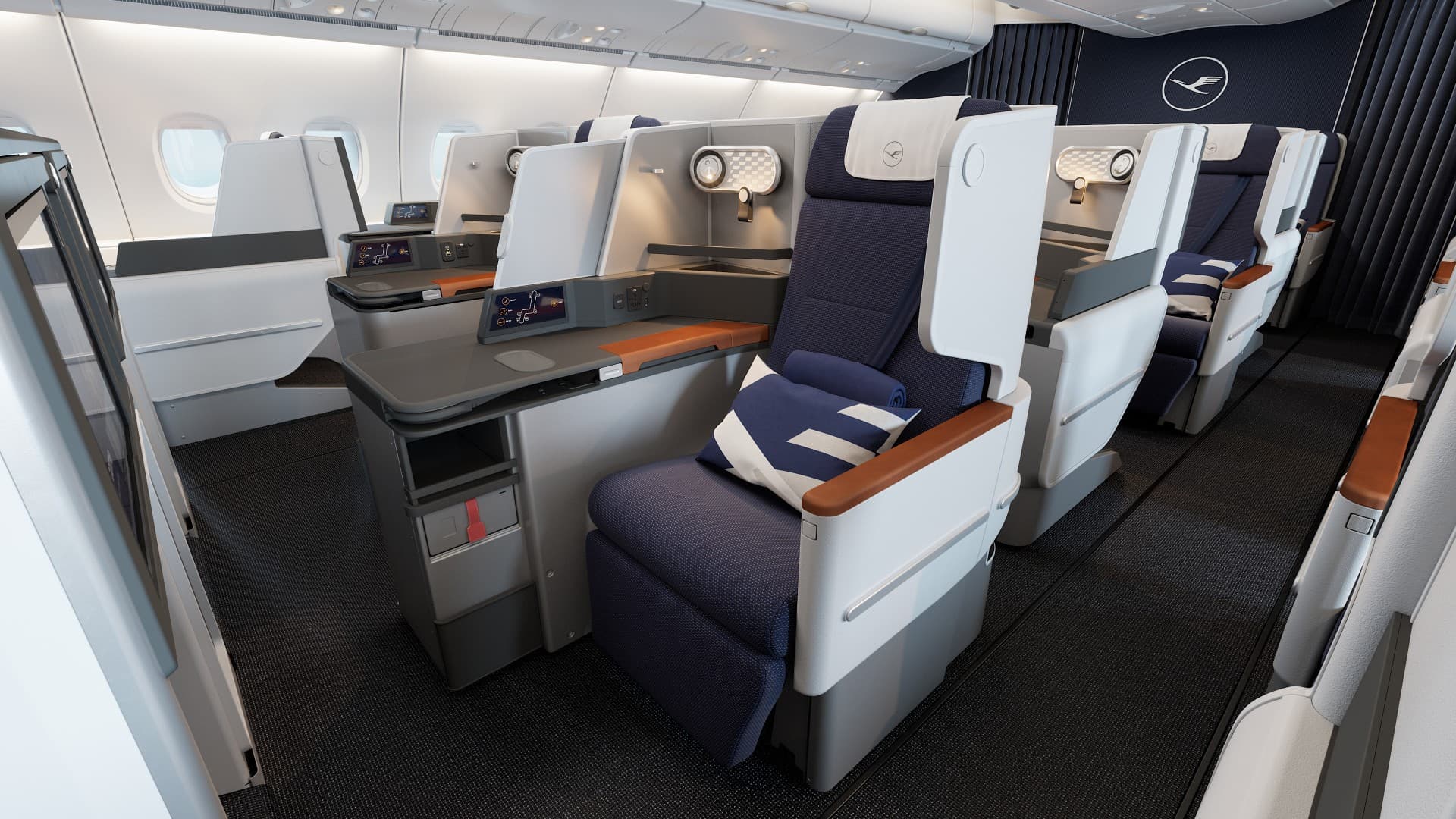 Lufthansa A380 Business Class: Window Seats and Extra-Long Beds Now Carry a Fee